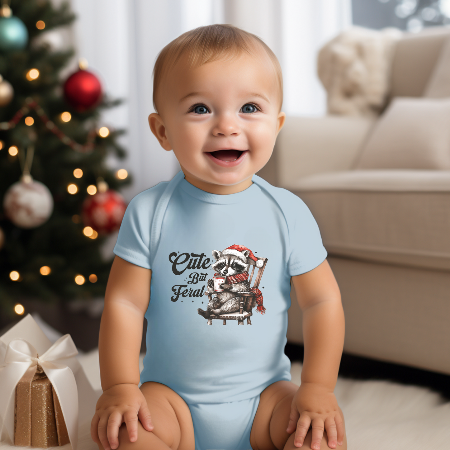 Cute but feral Baby Onesie