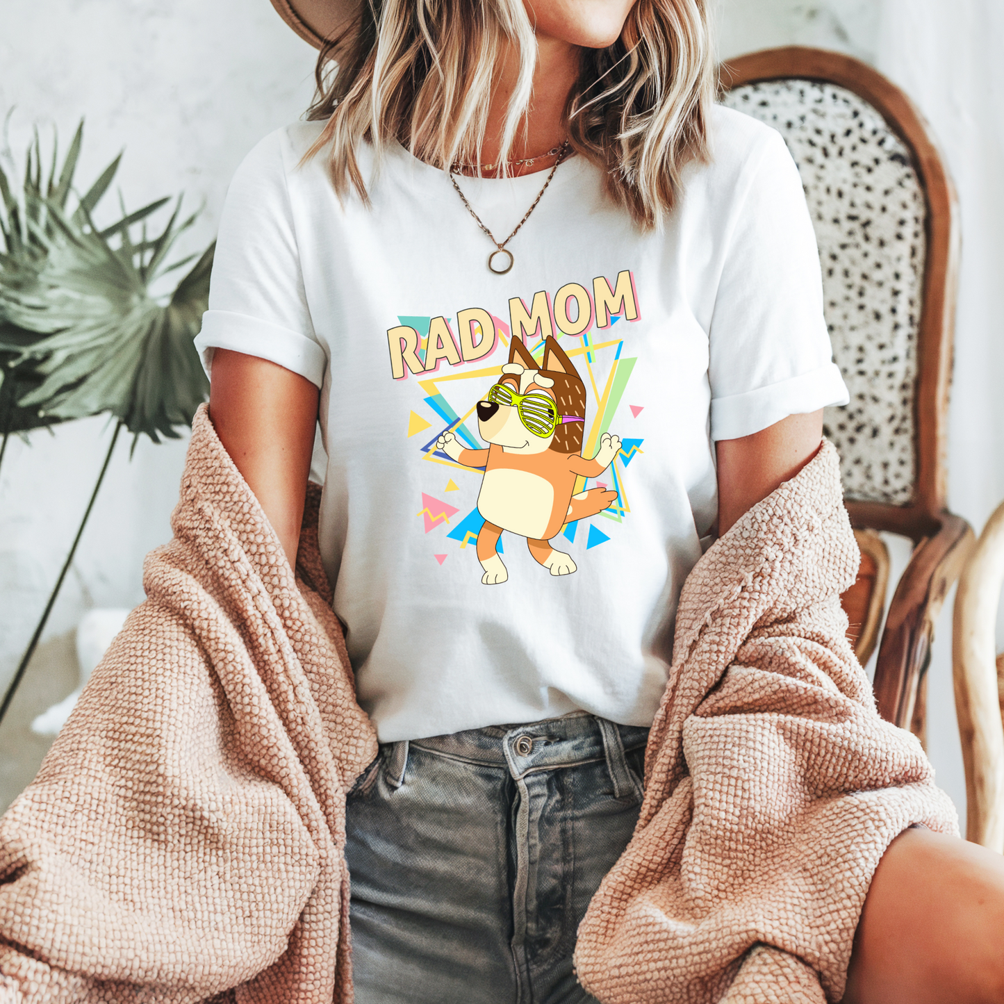 Bluey Rad Mom Tee