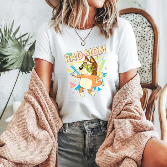 Bluey Rad Mom Tee
