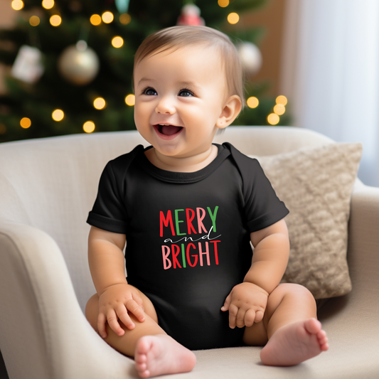 Merry & Bright Baby Bodysuit