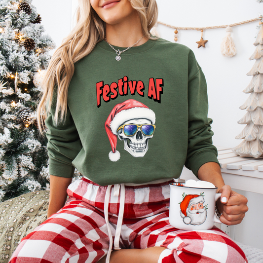 Festive AF Sweatshirt