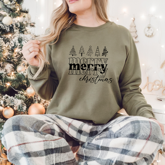 Merry Merry Merry Christmas Sweater