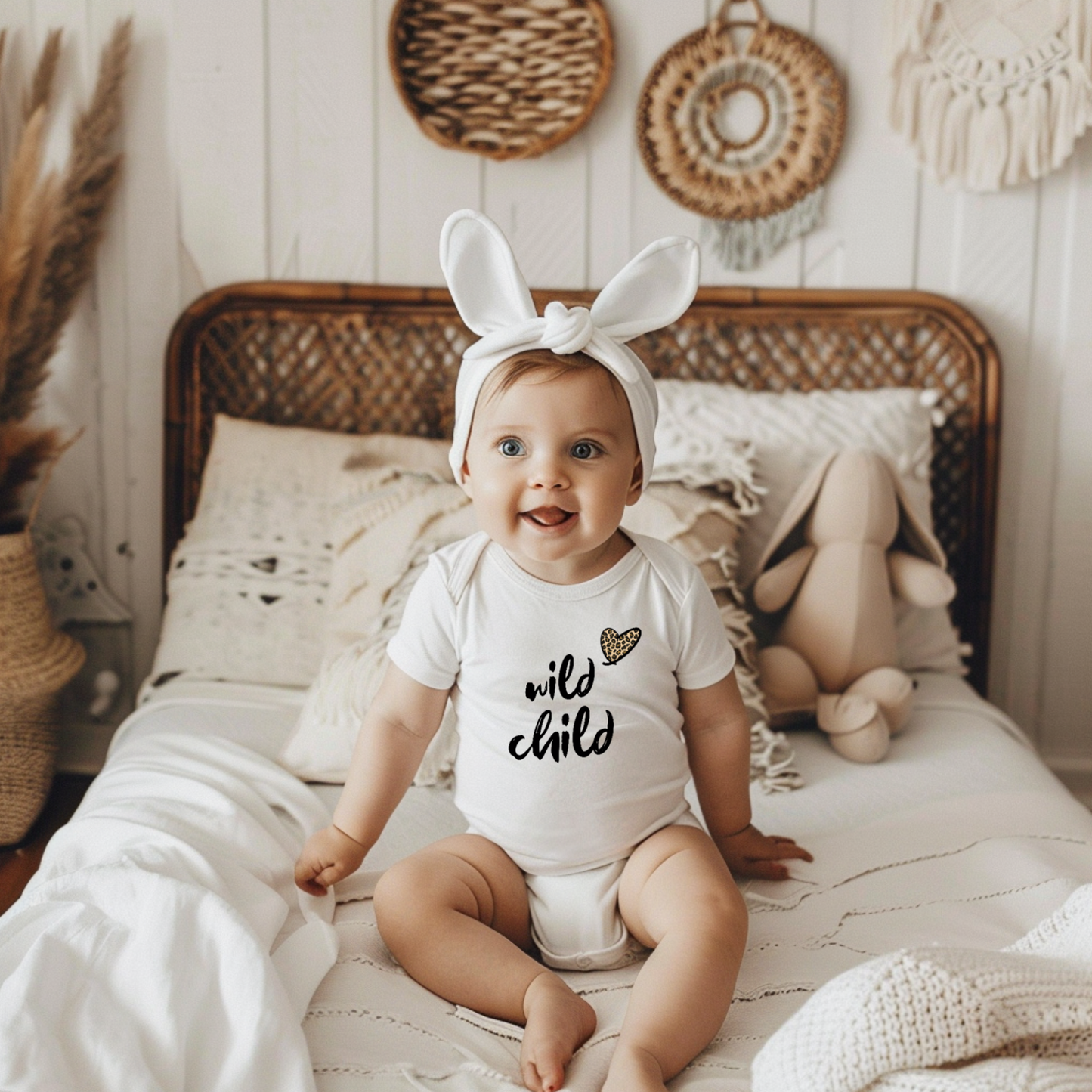 Wild @ Heart Baby Bodysuit